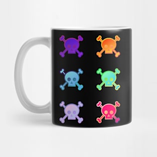 Skull and Crossbones Pirate Flag Multi Field Gradient Mug